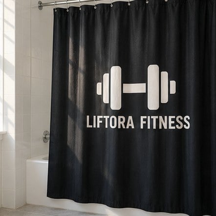 Custom Gym & Spa Shower Curtains